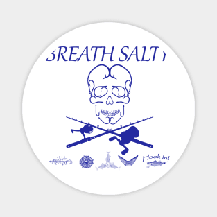 Breath Salty  Pirate style Magnet